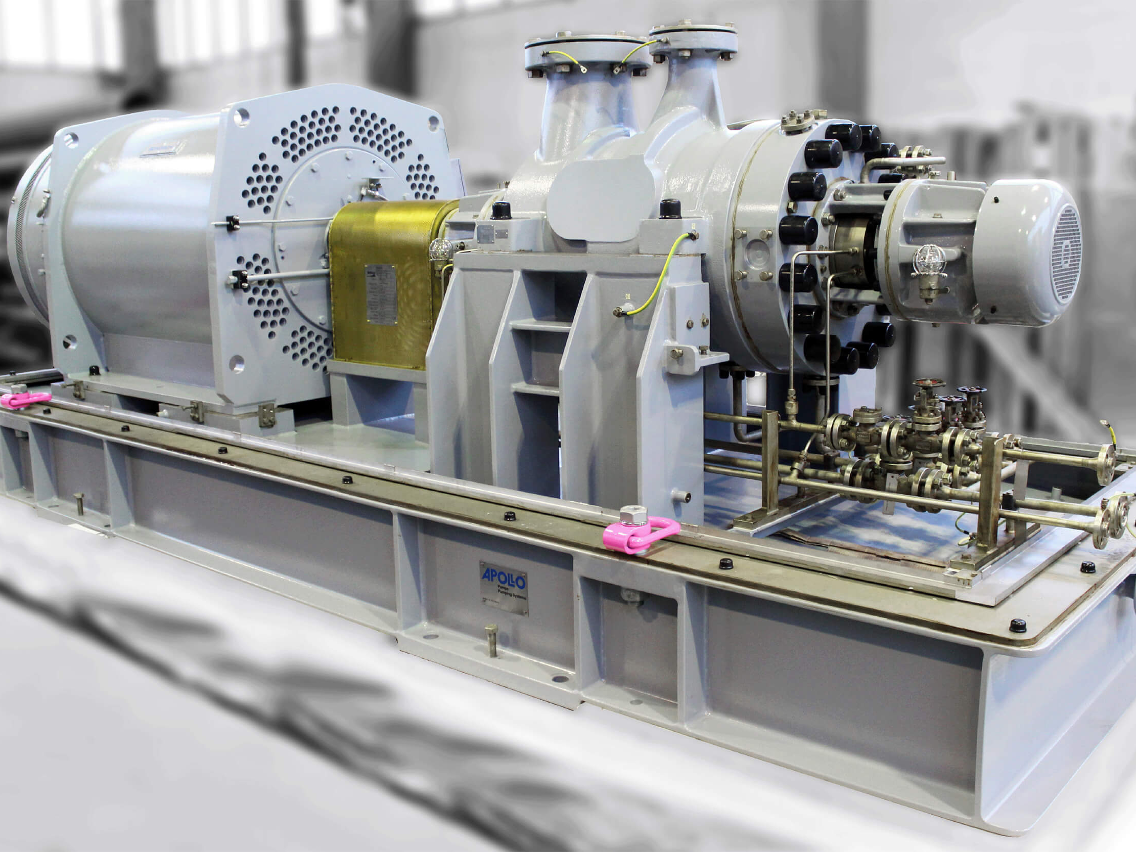 Centrifugal pumps BB1, BB2, BB3, BB4 and BB5 with bearings on both sides in accordance with API 610