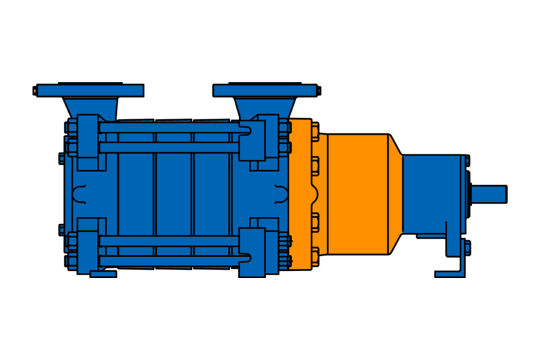 Mehrstufige Kreiselpumpen horizontal und vertikal