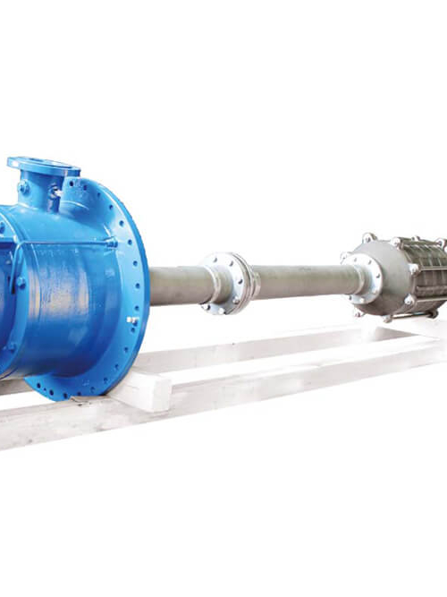 Section of a horizontal tank suspension pump from Apollo, type GLV.