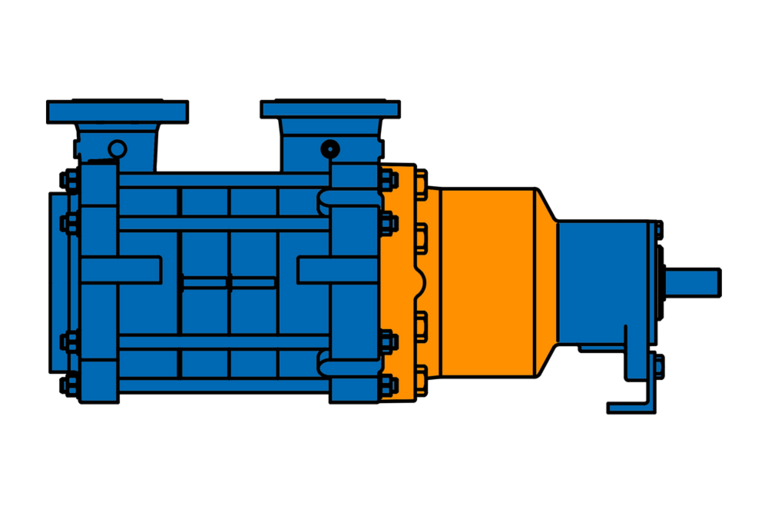 Mehrstufige Hochdruckprozesspumpen horizontal und vertikal