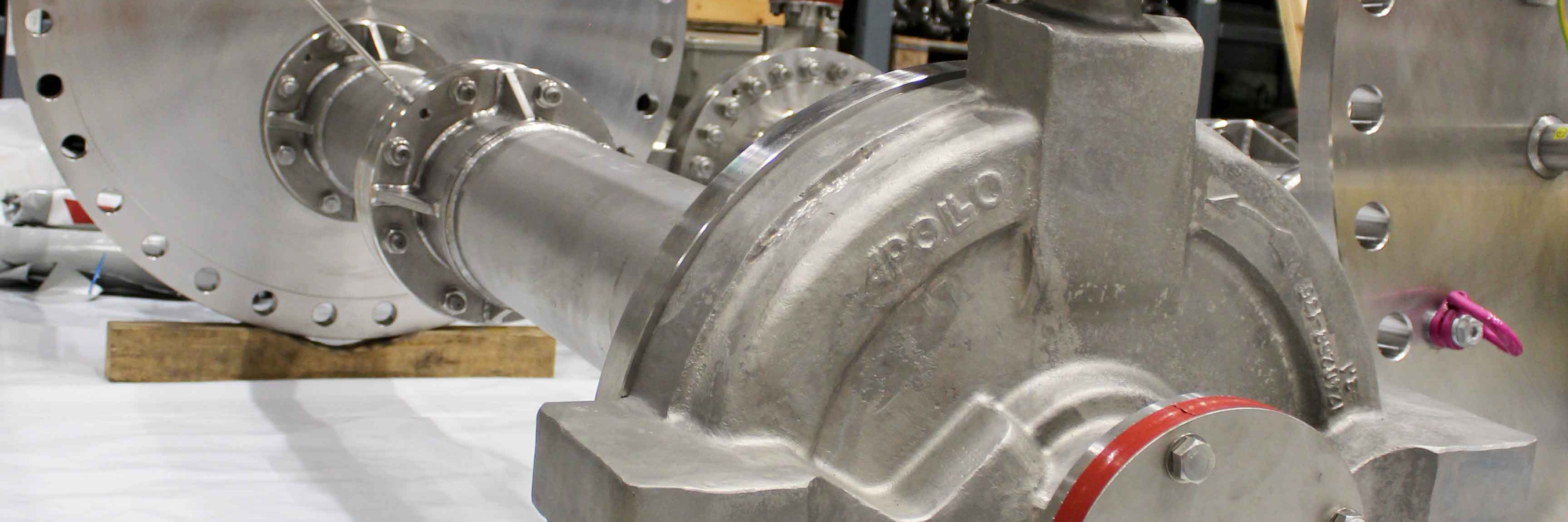 Apollo vertikale, einstufige Prozesspumpen gemäß API 610 oder ISO-Standard.