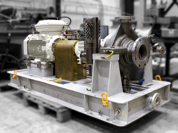 Single-stage centrifugal pumps OH1, OH2 and OH3 to API 610 standard